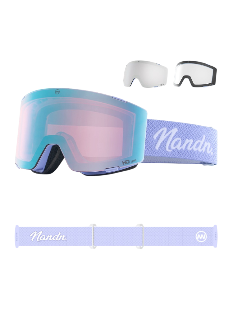 NANEND 3-Lens Magnetic Ski Goggles
