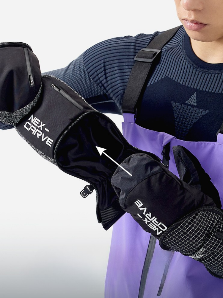 NANEND Shell Swap Carve Mitten